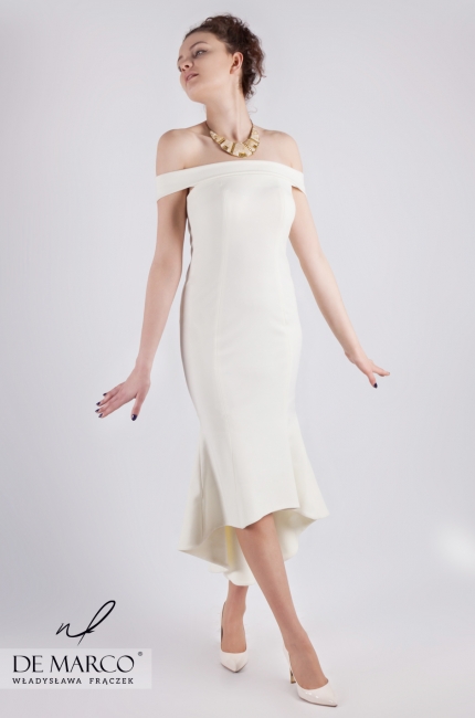 Fantastic dress for prestigious celebrations Zora, It is also a great proposal for a civil wedding or a wedding party for the bride
