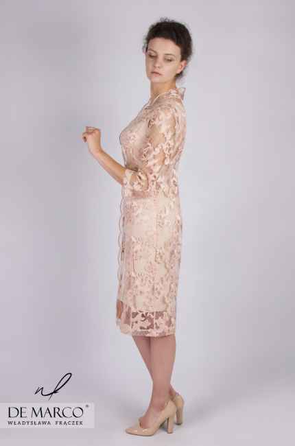 Exclusive set for prestigious celebrations Abir II, Summer dress with coat