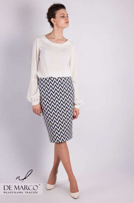 Biznesowa bluzka idealna do eleganckich kostiumów Marisol, Moda biurowa - dress code