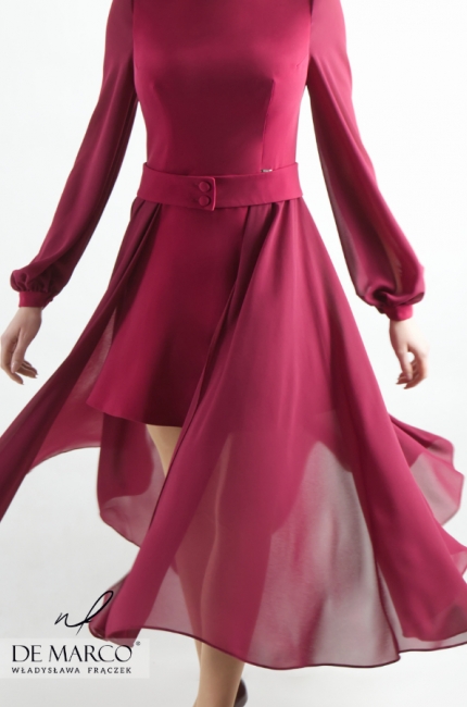 A unique dress Eufrazja designed at the studio of Władysława Frączek, Stay home - buy online