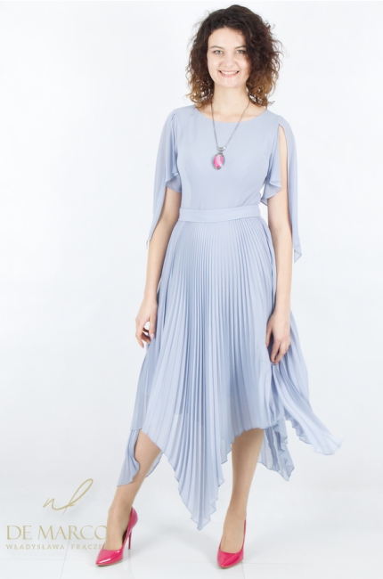 Romantic cocktail dress from the Polish manufacturer De Marco