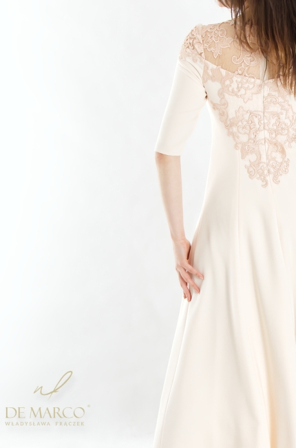 The most beautiful bright wedding outfits for the Godmother-in-law. De Marco tailoring