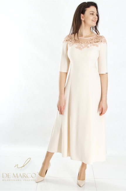 The most fashionable vanilla wedding and formal outfits. Fashionable, bright formal dresses for special occasions with lace. De Marco online store