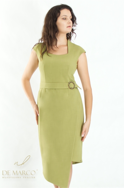 Trendy green formal outfits from Polish designer First Lady of Poland - Władysława Frączek. De Marco online store