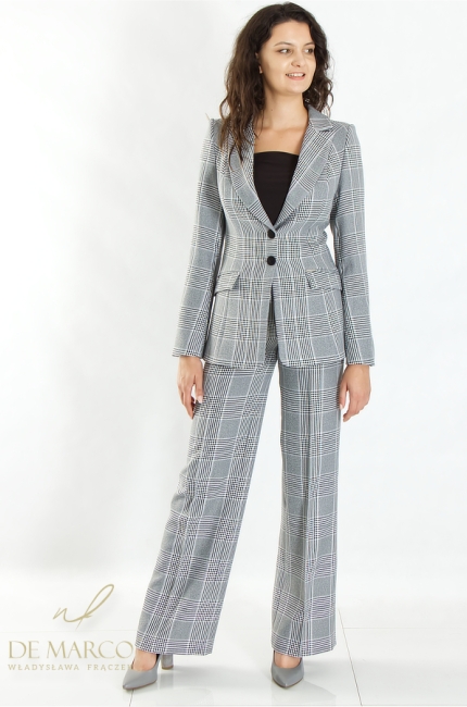 The most beautiful autumn formal styles for women with trousers. Polish manufacturer De Marco