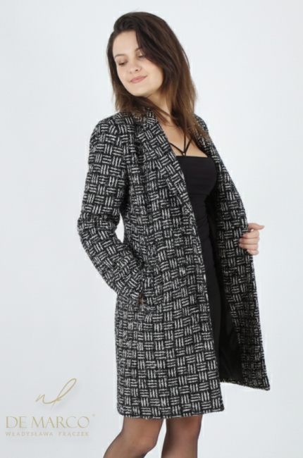 Elegant outerwear for fall and winter. Tailored, tailored tweed coats from Polish manufacturer De Marco